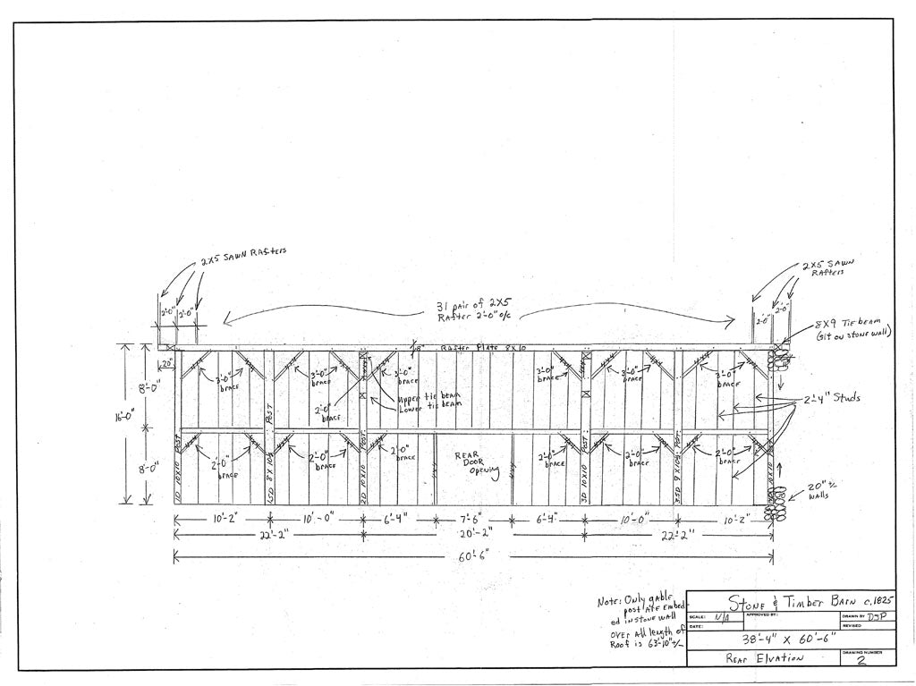 Stone & Timber Half Closed Forebay Barn - My Store
